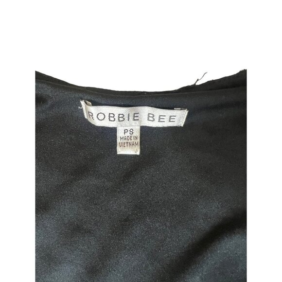 Robbie Bee Women's Speckled Grey 1/4 Sleeve Dress w/ Loops - Picture 3 of 7